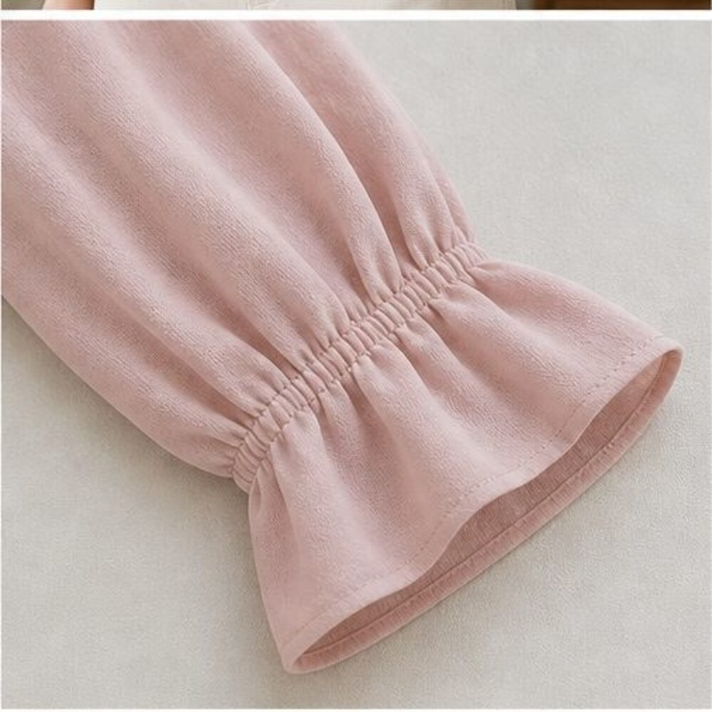 Blush Ruffle Blouse - Picture 5 of 6